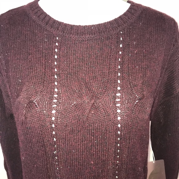 Forever 21 Eggplant Knit Sweater - L - Picture 2 of 5